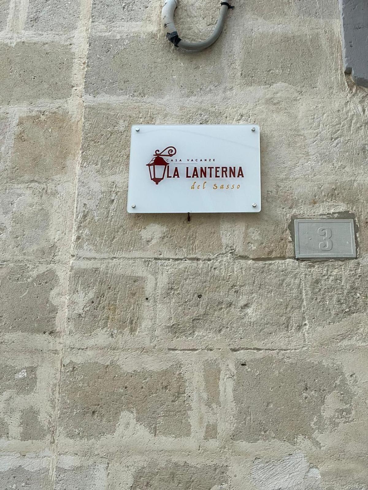 La Lanterna Del Sasso Villa Matera Bagian luar foto